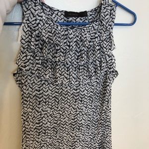 RUFFLED DRESSY TANK TOP